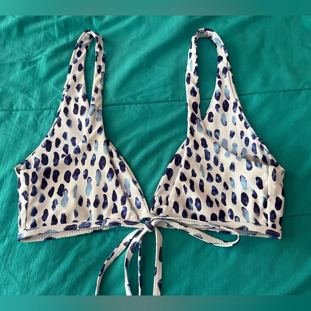 BLUE BIKINI TOP
